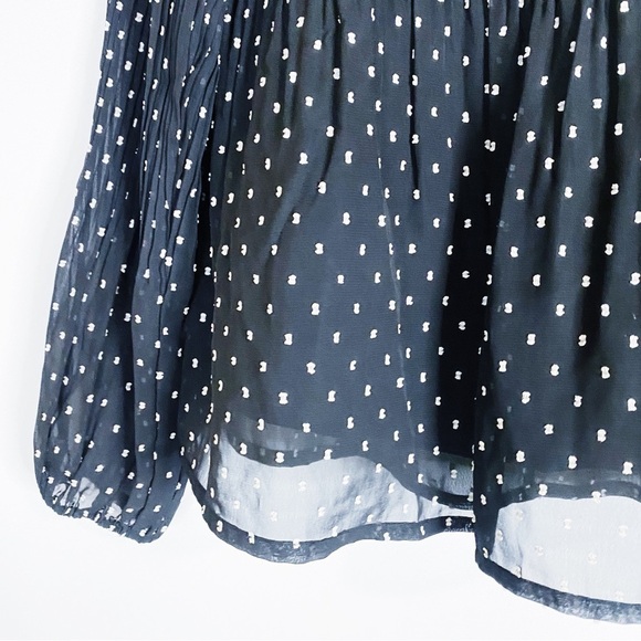 Maje - Black Embroidered Long Sleeve Top - Picture 7 of 7